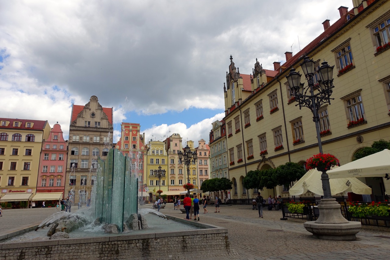 Breslau Brunnen auf dem Marktplatz