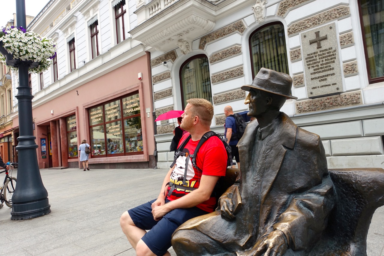 Viele Dichter und Denker haben einen Platz in Lodz gefunden