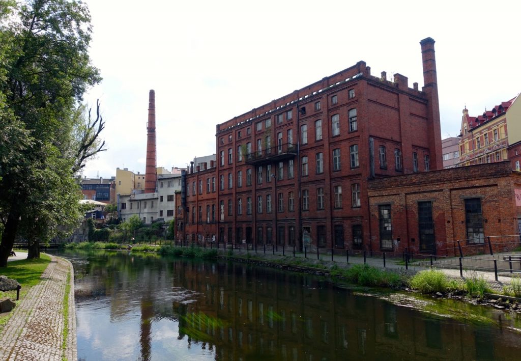 Leere Industriegebauede in Bromberg Polen