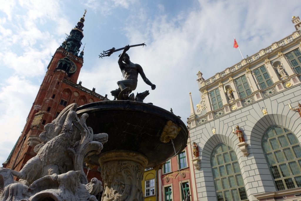 Danzig Reisebericht - Danzig Neptunbrunnen