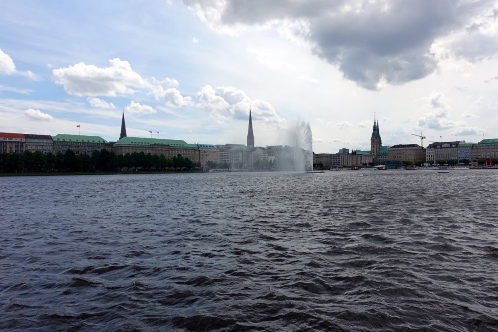 Wandern Hamburg Alster - Binnenalster