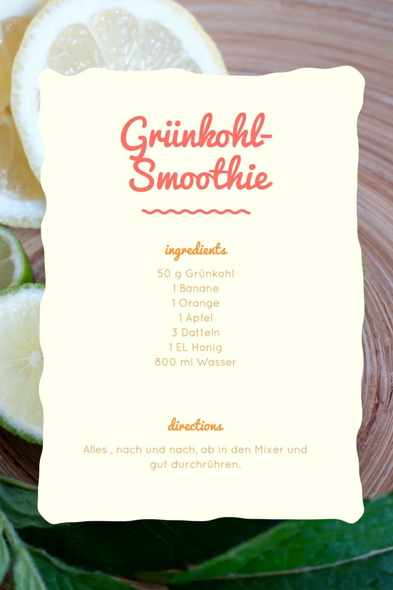 Grünkohl-Smoothie Rezept