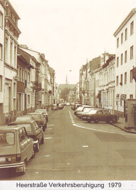 Heerstraße 1979 vor der Umgestaltung
