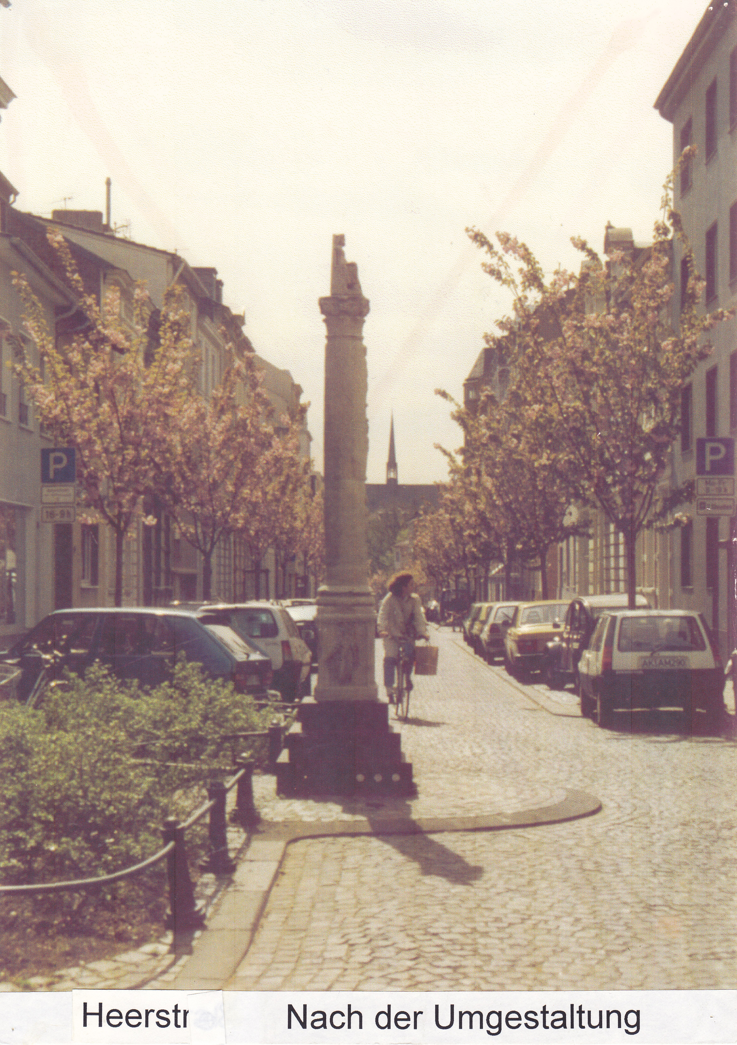 Heerstraße nach der Umgestaltung