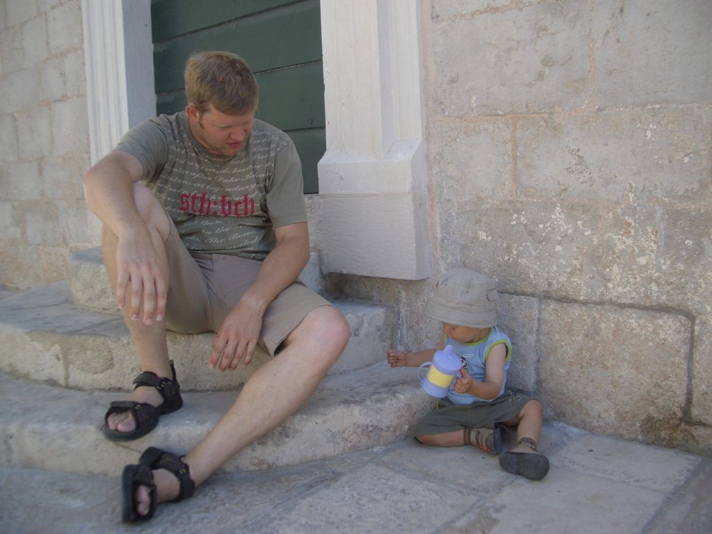 Kroatien-Urlaub - In den Straßen von Dubrovnik Altstadt 2007