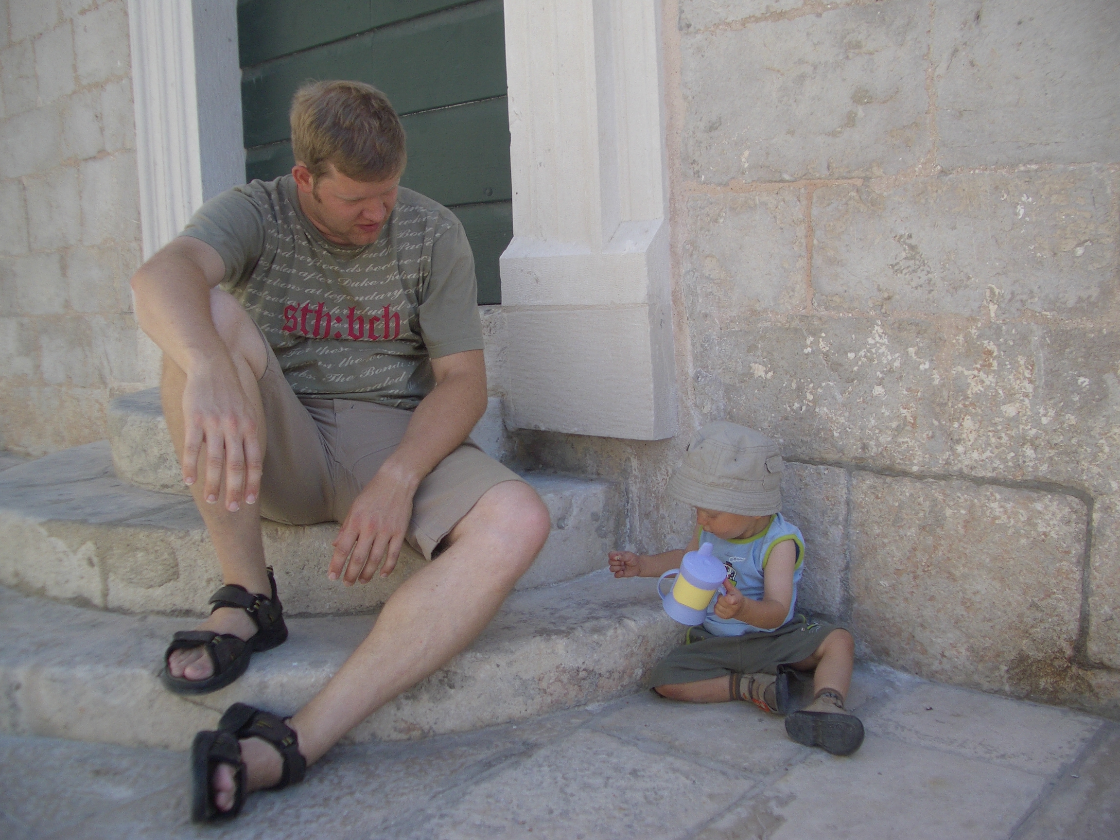 Kroatien-Urlaub – In den Straßen von Dubrovnik Altstadt 2007