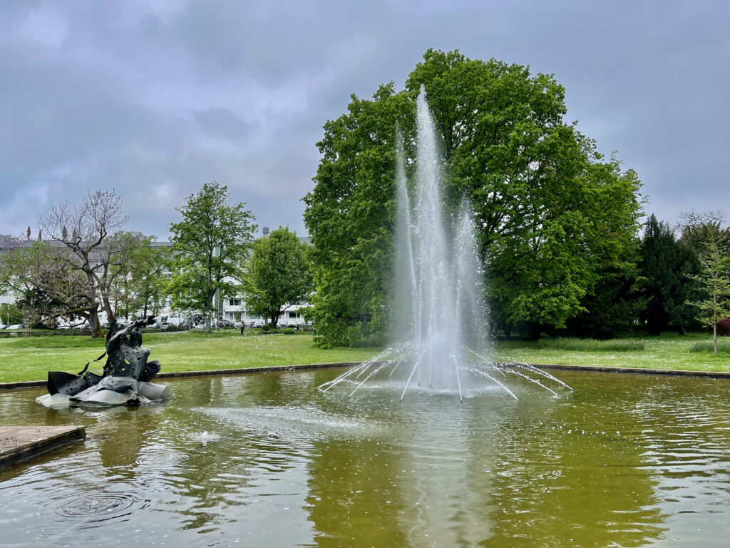 Suedpark Bad Nauheim Springbrunnen