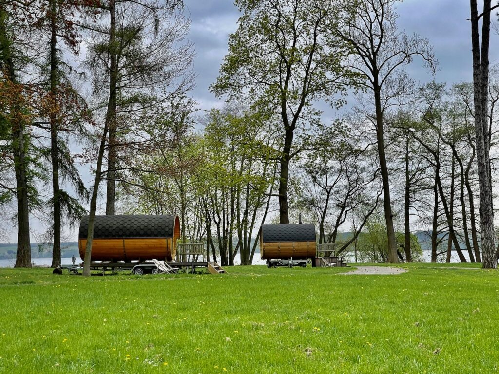 Ayurveda Kur im Park am See, Saunen am Tollensesee