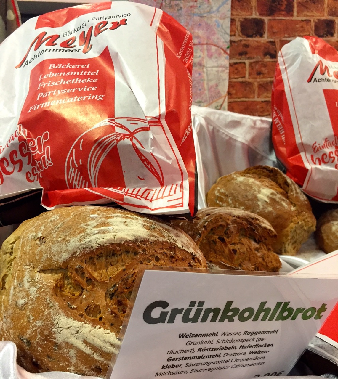 Grünkohlbrot aus der Bäckerei Meyer Achternmeer