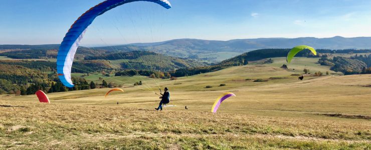 Gleitschirmflieger Wasserkuppe