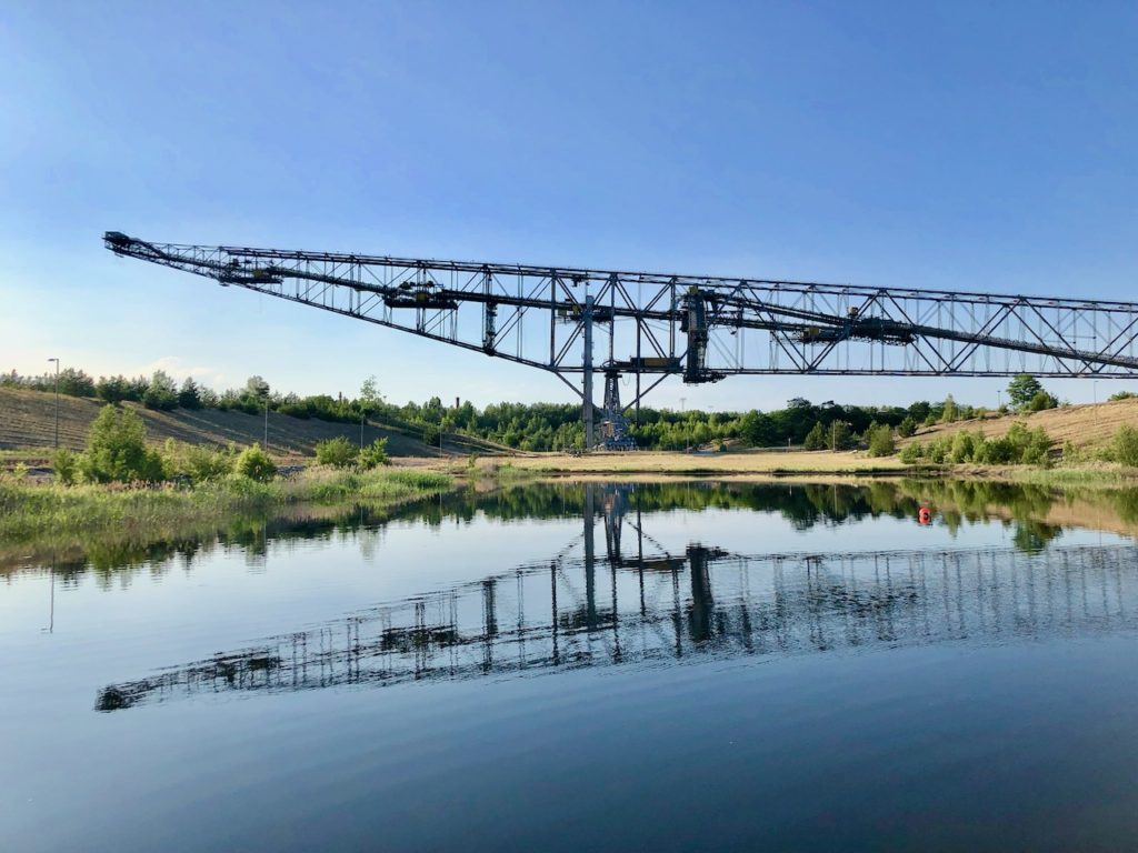 Beeindruckende F60 am Bergheider See im Elbe-Elster-Land