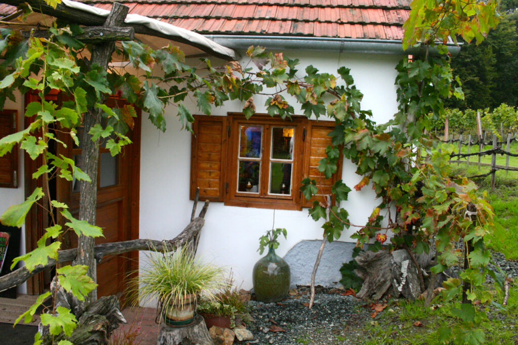 Weinstube in den Weinbergen Burgenland