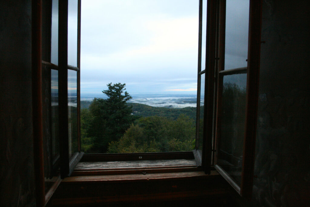 Ausblick aus meinem Zimmer Burg Bernstein