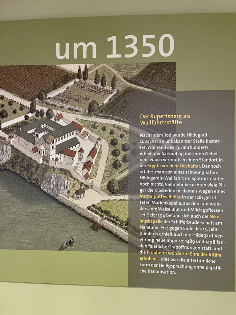 Geschichtliche Zeittafeln in der Villa auf dem Rupertsberg 