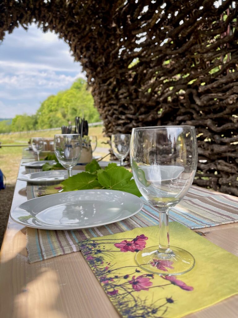 Picknick im Weinberg Strassen der Roemer