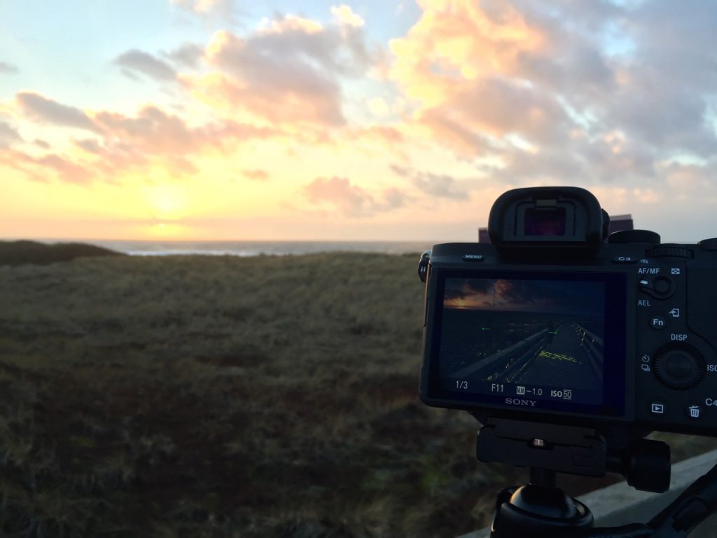 Sonnenuntergang Sylt - am roten Kliff