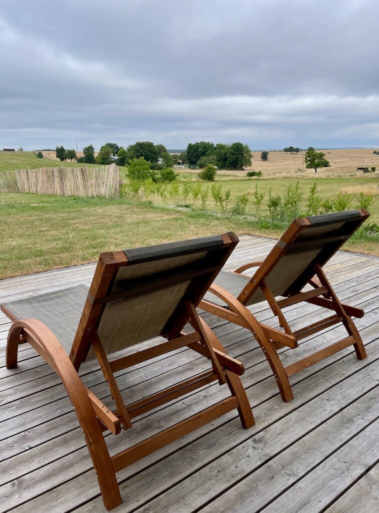 Terrasse Ferienhaus Kohnshof