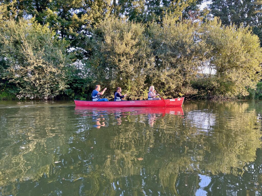 Paddeln auf der Lippe