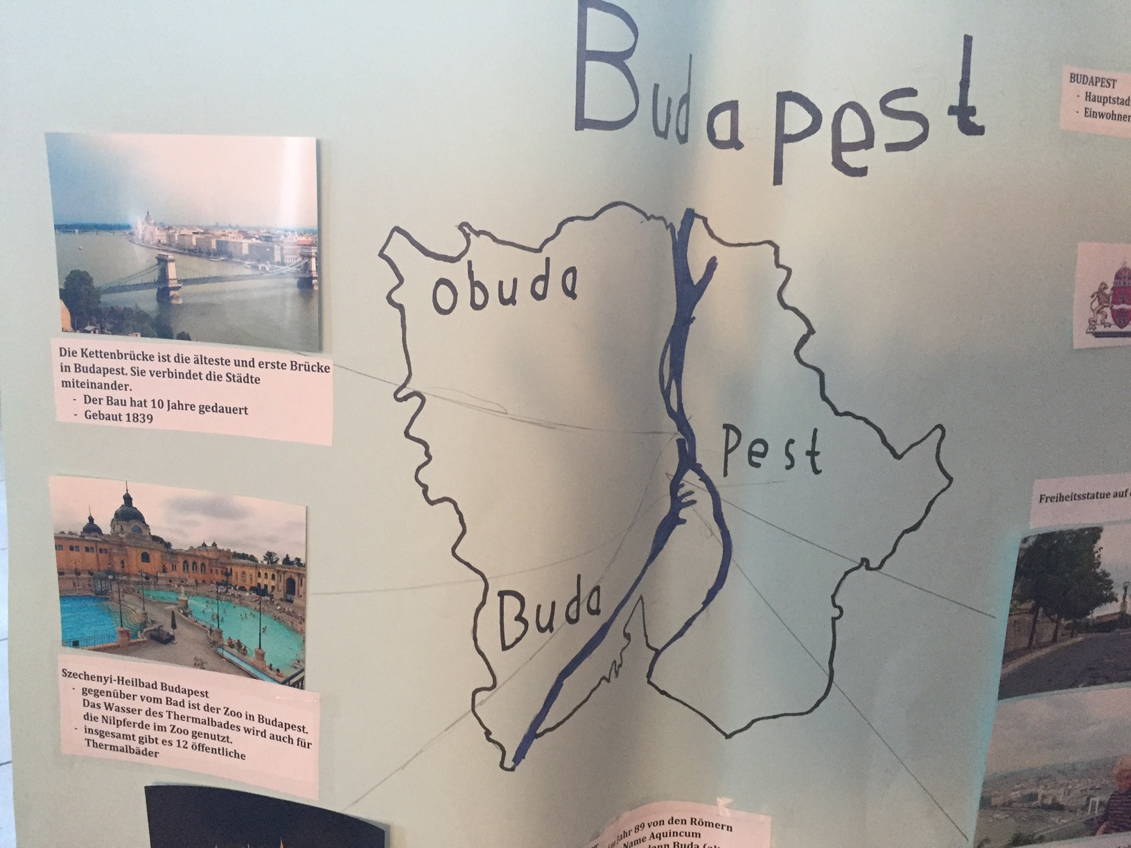 Mein Plakat Schulprojekt Budapest