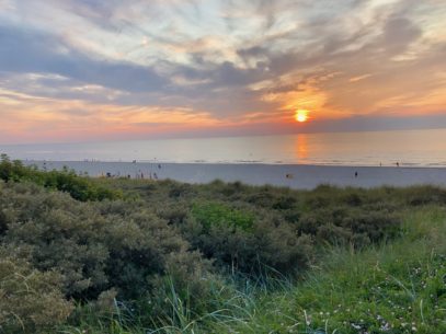 Hotel Domburg am Strand Sonnenuntergang