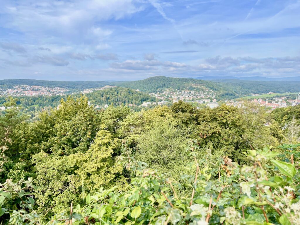 Aussicht Burg Botenlaube Turm