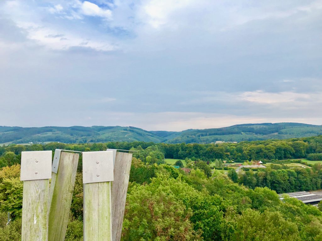 Aussicht vom Turm im Sauerlandpark