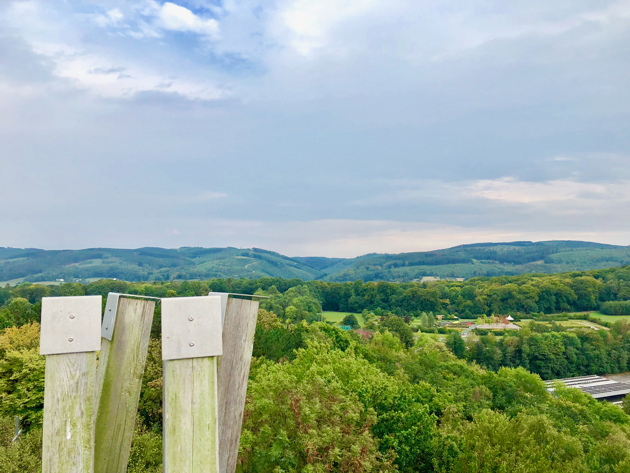 Aussicht vom Turm im Sauerlandpark