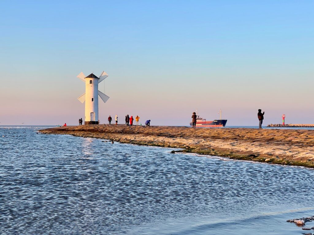 Swinemuende Muehlenbake Wahrzeichen Swinemuende Polen Usedom