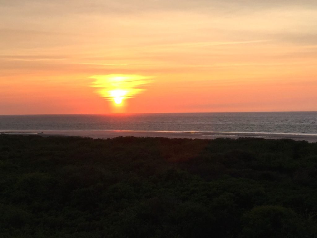 Sonnenuntergang auf Langeoog