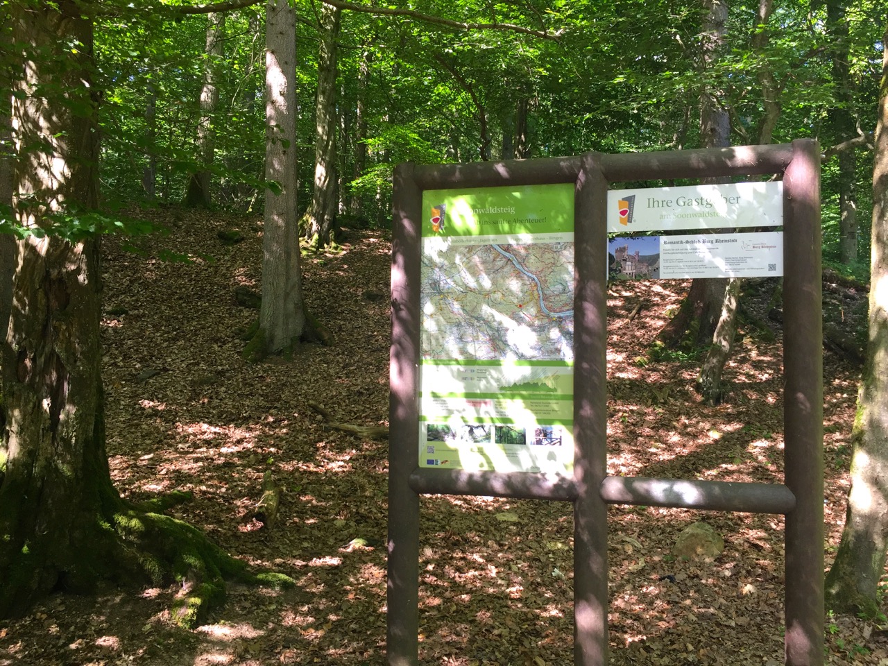 Start meiner Wanderung auf dem Rheinburgenweg