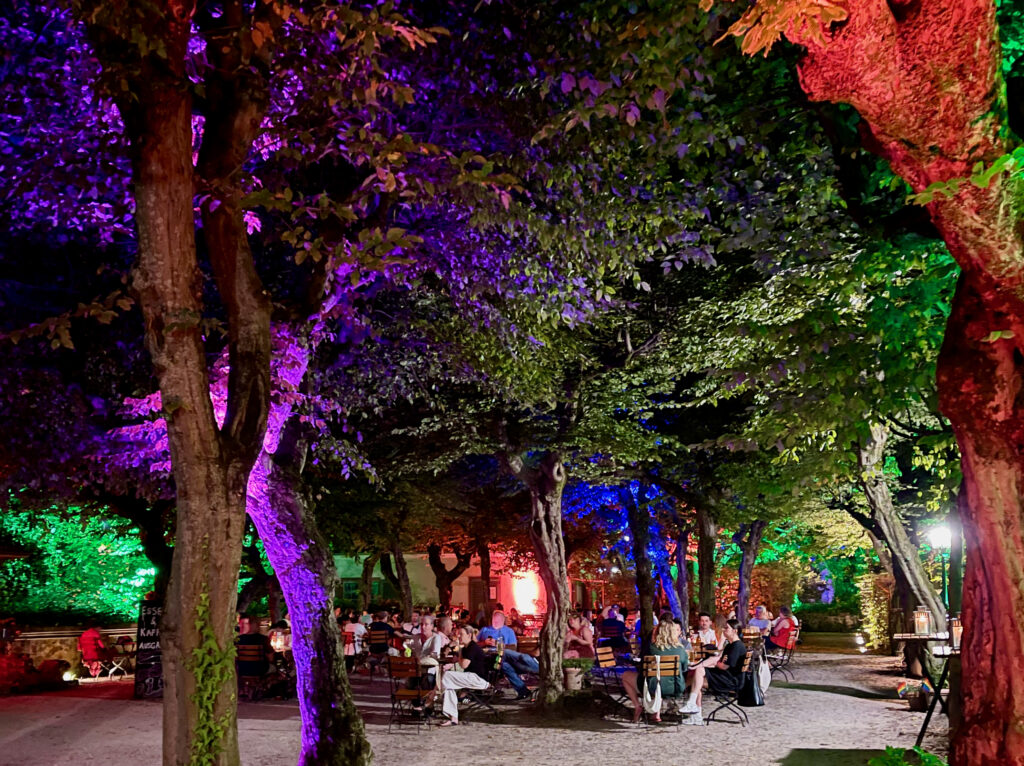 Biergarten am Residenzschloss Darmstadt