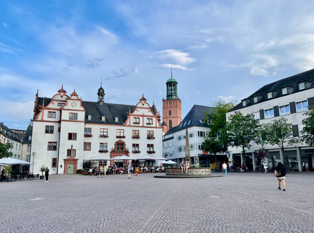 Darmstadt Sehenswuerdigkeiten rund um den Luisenplatz