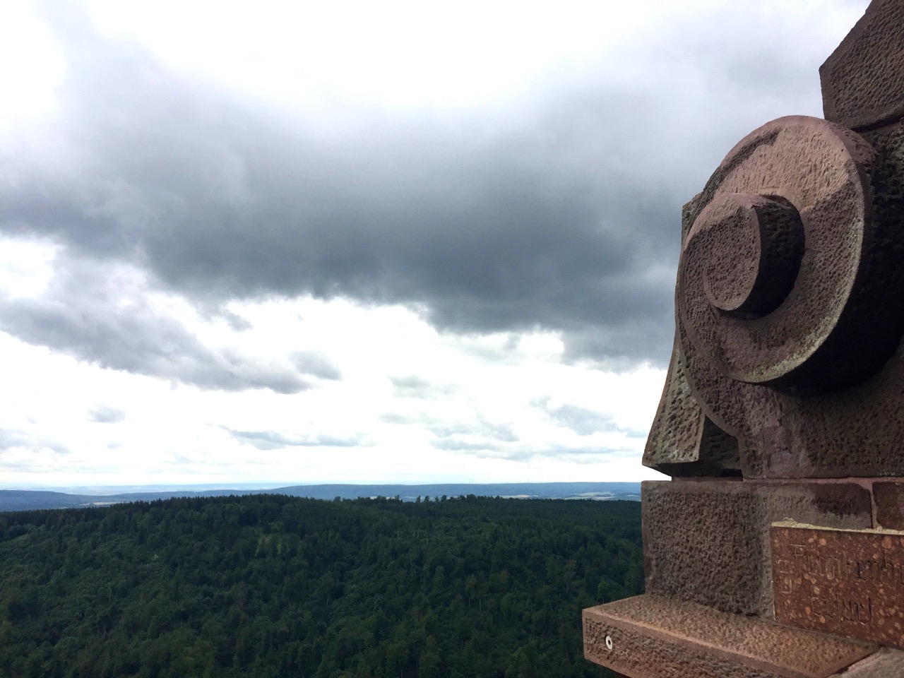 Aussicht vom Kyffhaeuser Denkmal