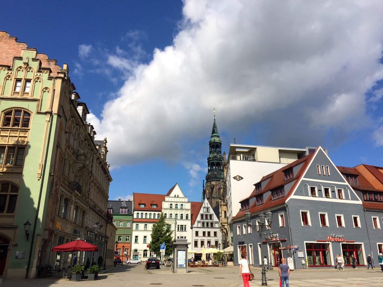 Historische Hauszeile Zwickau