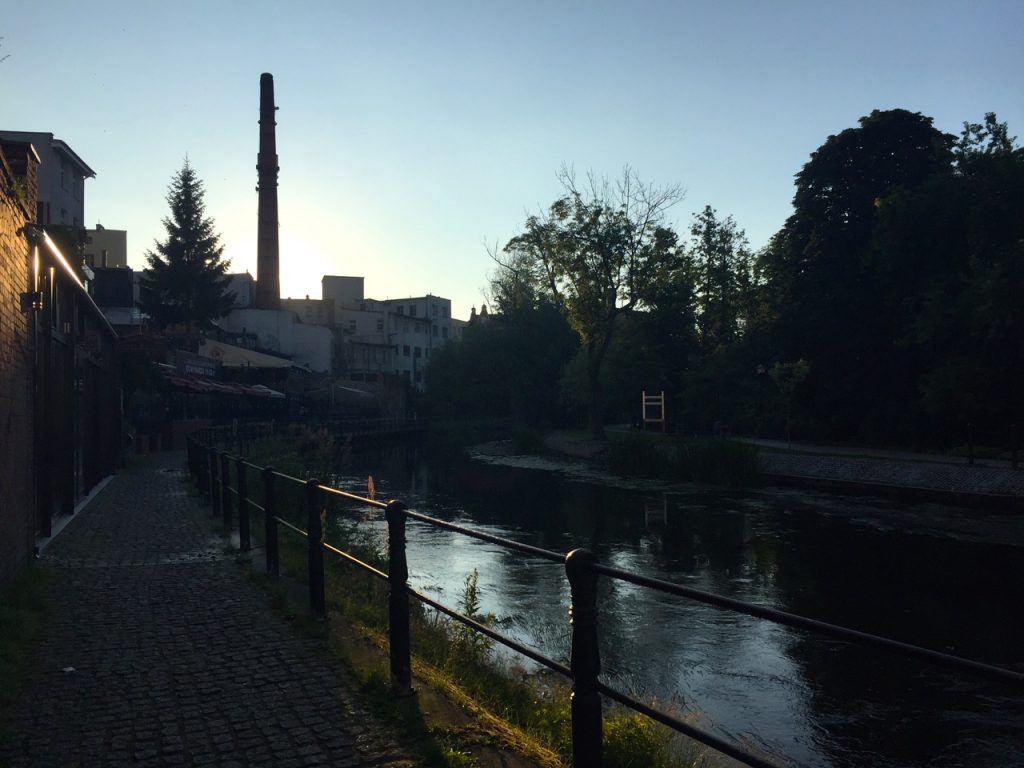 Bromberg Sommertag - die letzten Sonnenstrahlen