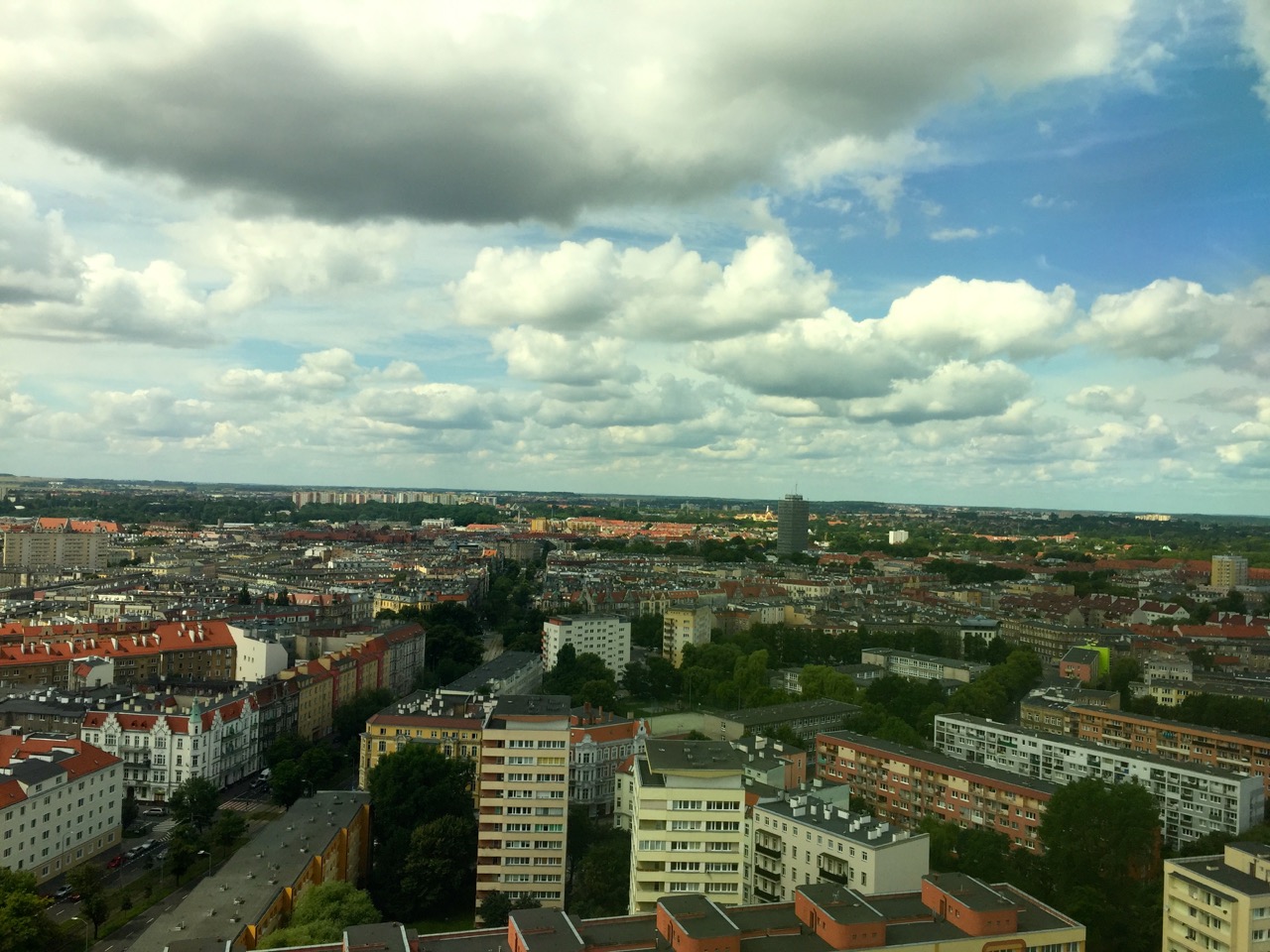 Ausblick Cafe 22 Stettin