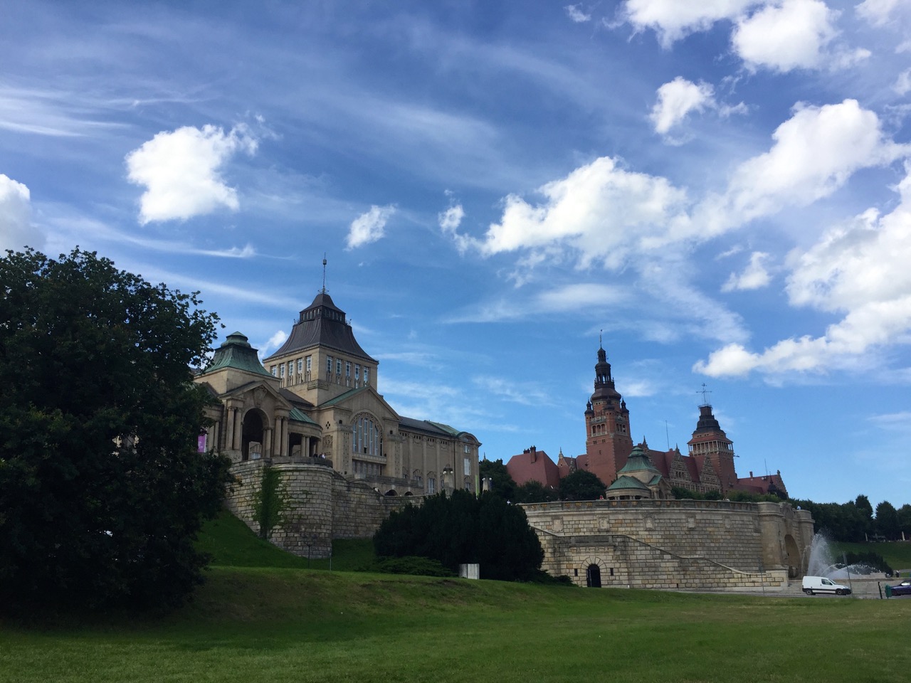 Stettin Reisebericht – Hakenterrassen mit Blick auf die Oder