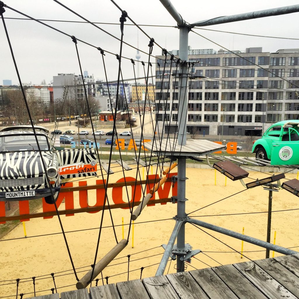 Wohin in Berlin - Blick auf Berlin aus dem Klettergarten