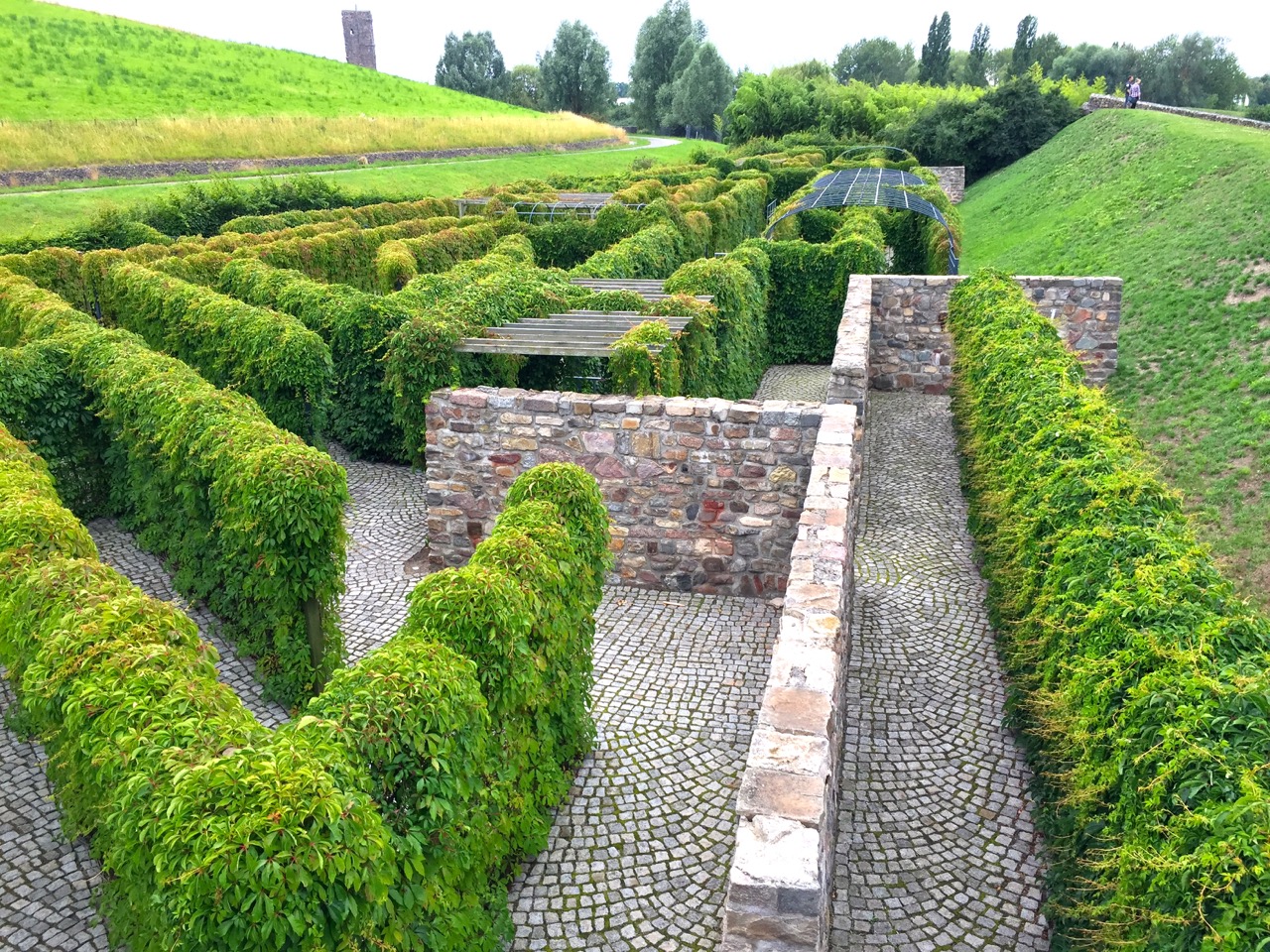 Irrgarten Elbauenpark Magdeburg