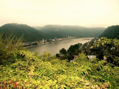 Blick vom Romantik Hotel Schloss Rheinfels