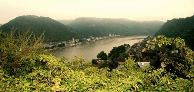 Blick vom Romantik Hotel Schloss Rheinfels