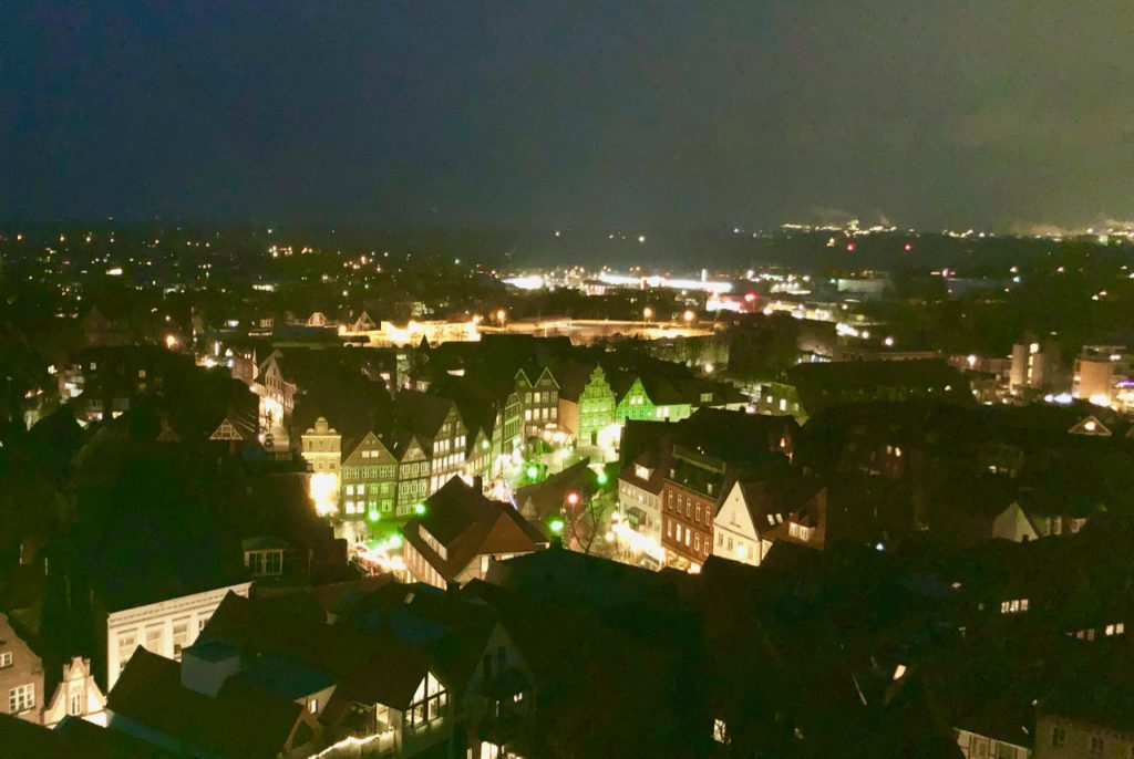 Stade Weihnachtsmarkt Aussicht bis Hamburg