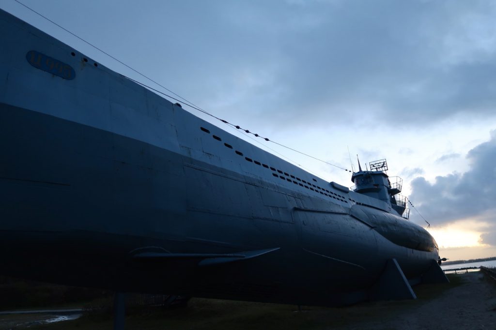 Sonnenuntergang Laboe U-Boot