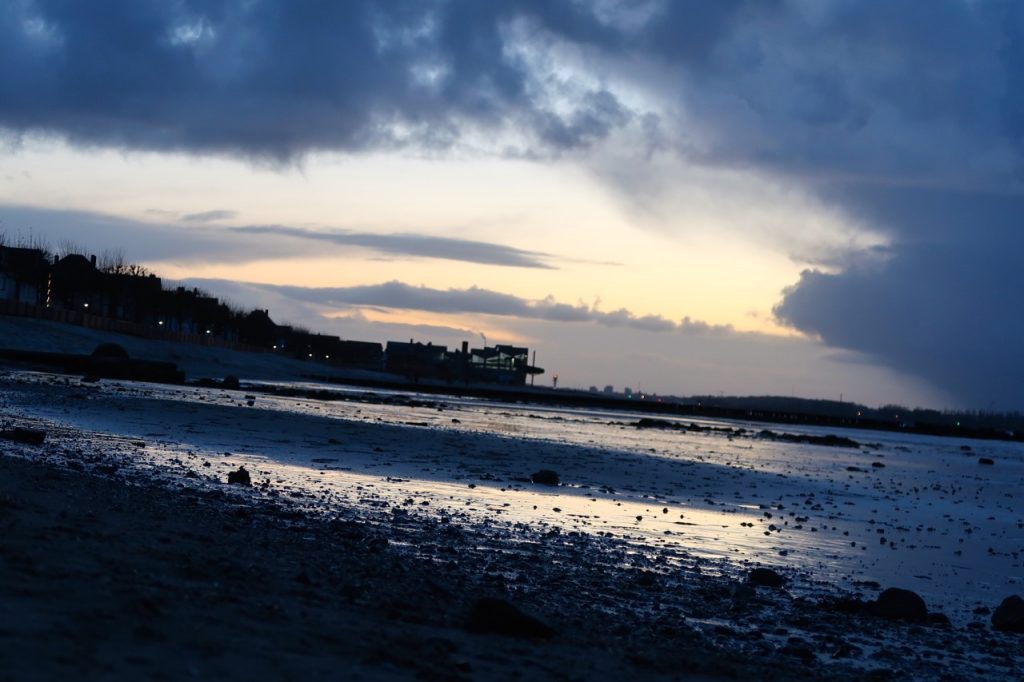 Sonnenuntergang Laboe