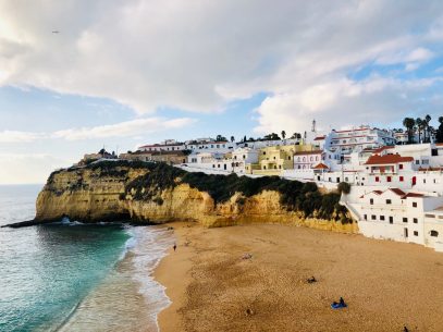 Algarve Blick auf Carvoeiro