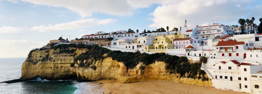 Algarve Blick auf Carvoeiro