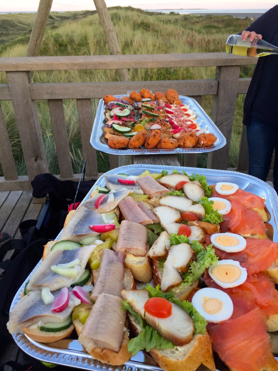 Picknick am Meer