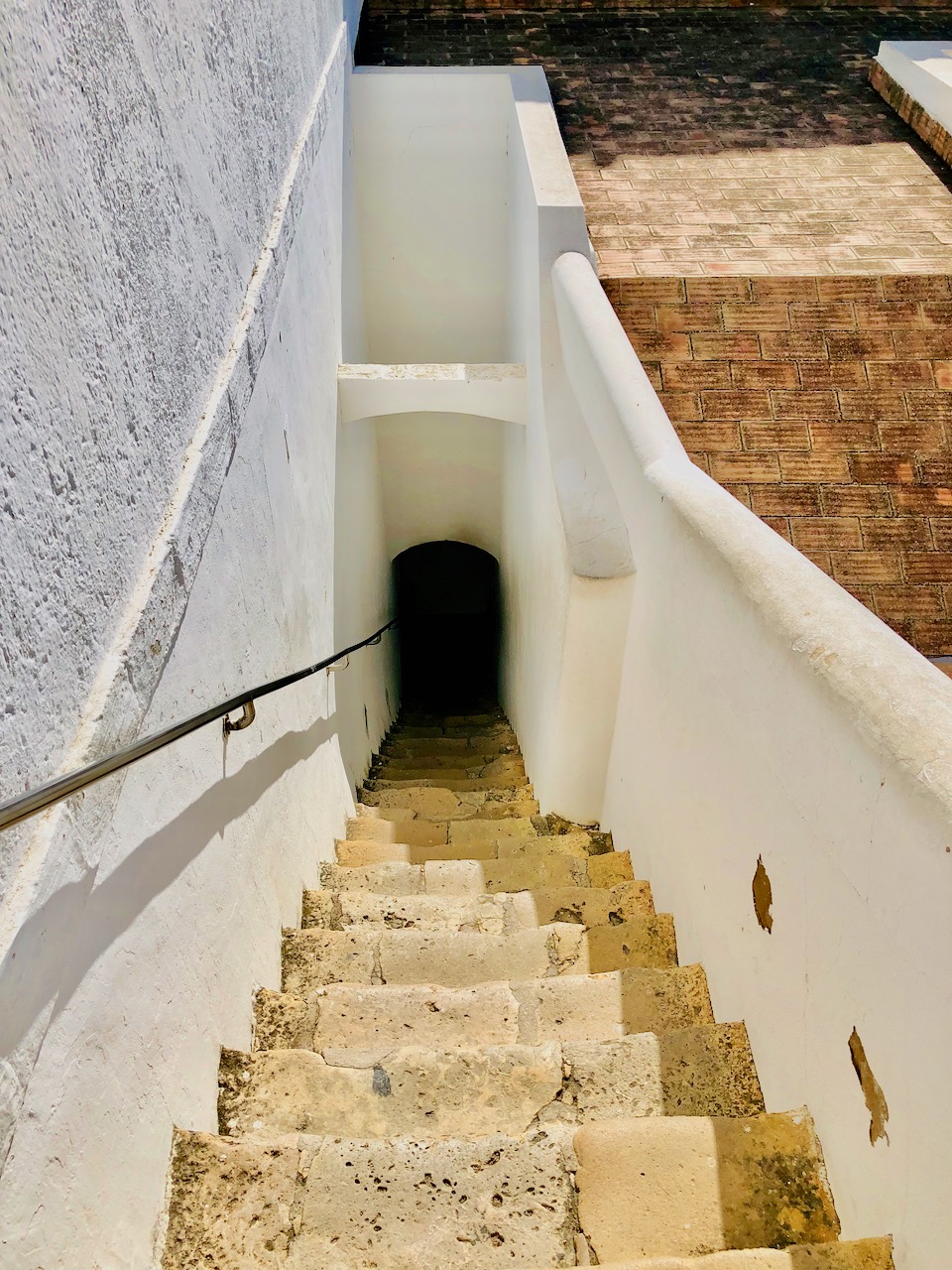 Kathedrale Treppe zum Turm von Aussen