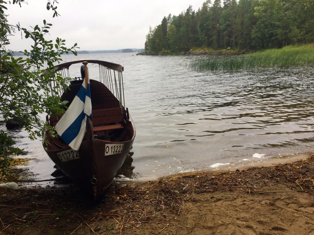 Finnland Urlaub - mit dem Boot auf die Insel am Saiima See