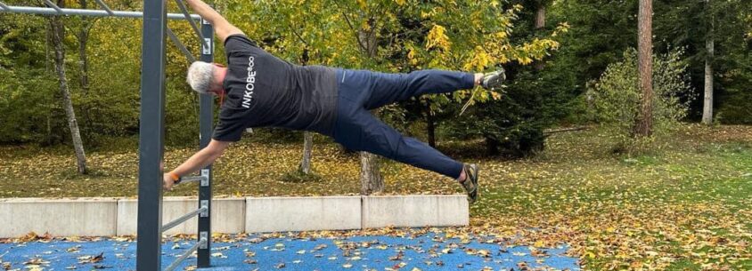 Dr. Ronald Burger beim Sport